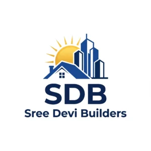 Sree Devi Builders logo for open plots for sale and real estate development near Vizag