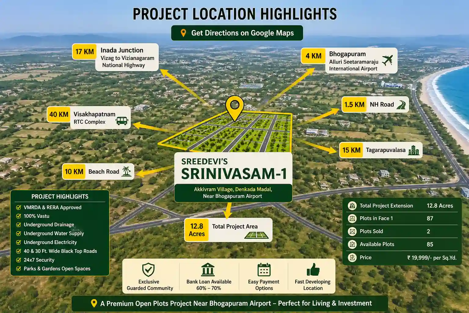 Location highlights of Srinivasam 1
