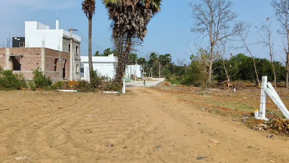 Open plots for sale near Bhogapuram Airport residential surroundings